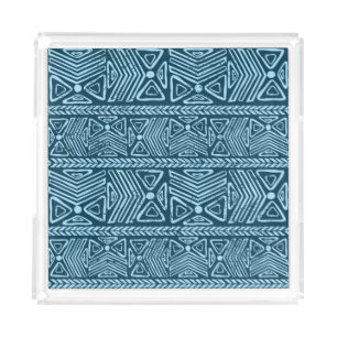 Tribal vintage ethnic, seamless pattern. acrylic tray