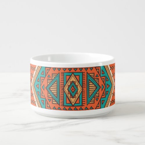 Tribal Vintage Ethnic Seamless Pattern Bowl