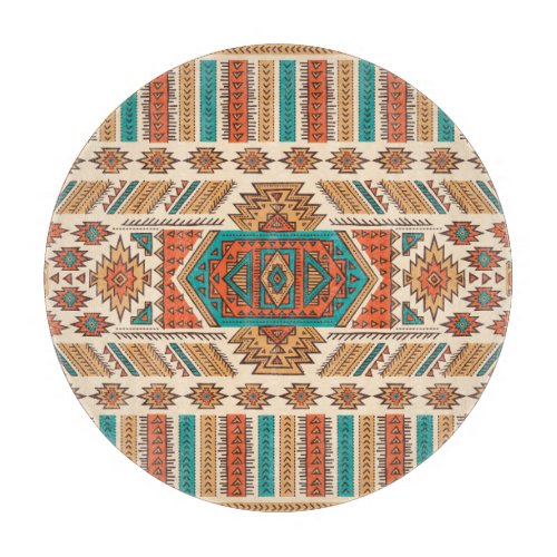 Tribal Vintage Ethnic Seamless Pattern Cutting Board