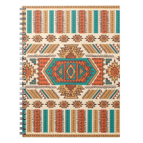 Tribal Vintage Ethnic Seamless Pattern Notebook