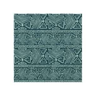 Tribal vintage ethnic, seamless pattern. wood wall art