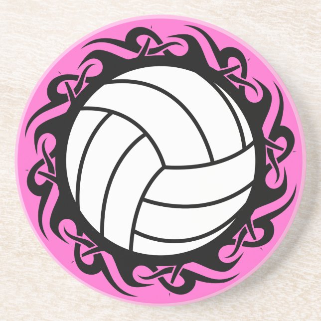 tribal volleyball coaster (Front)