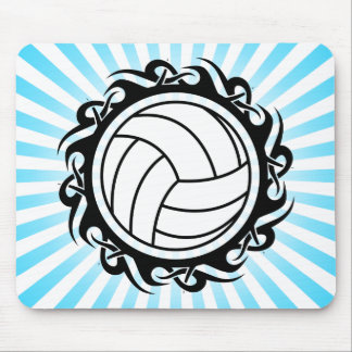 tribal volleyball mouse pad