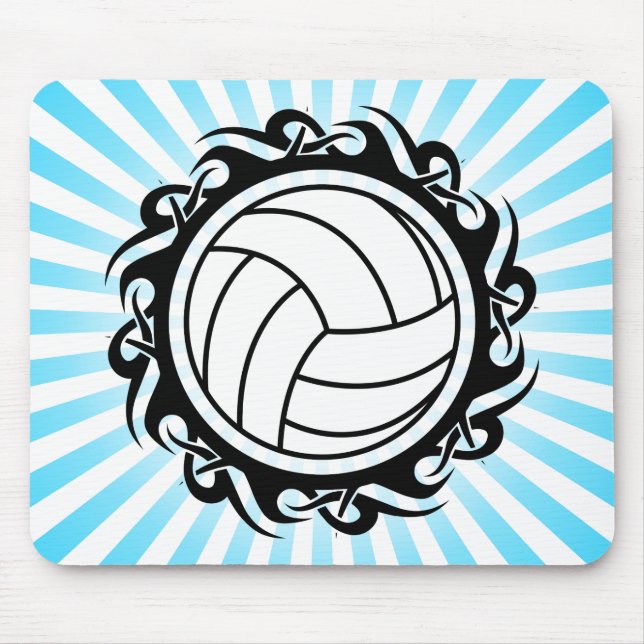 tribal volleyball mouse pad (Front)