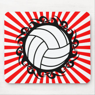 tribal volleyball mouse pad
