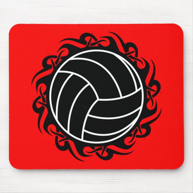 tribal volleyball mouse pad (Front)