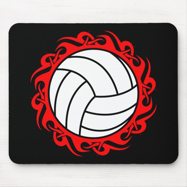 tribal volleyball mouse pad (Front)