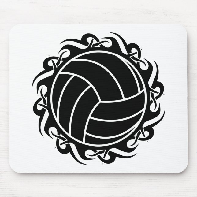 tribal volleyball mouse pad (Front)
