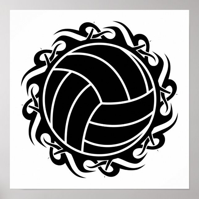 tribal volleyball poster (Front)