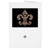 Tribal Voodoo Fleur de lis Cards (Back)