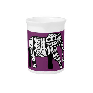 Tribal Walking Elephant Pitcher