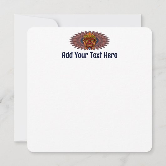 Tribal Warrior King Ritual Mask (Back)