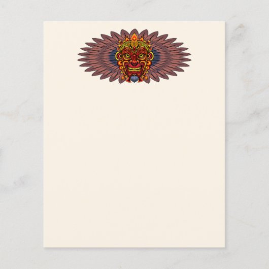 Tribal Warrior King Ritual Mask (Front)