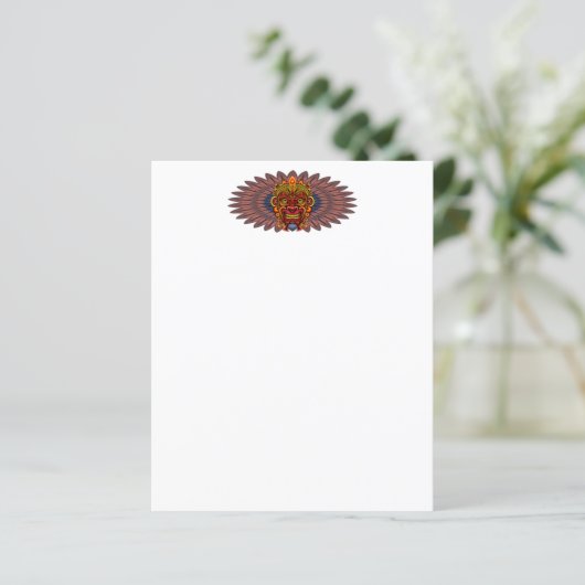 Tribal Warrior King Ritual Mask (Standing Front)