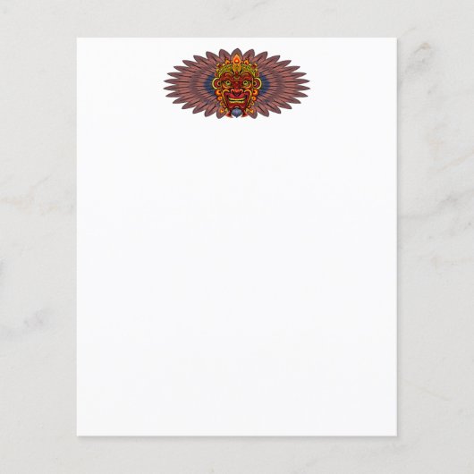 Tribal Warrior King Ritual Mask (Front)