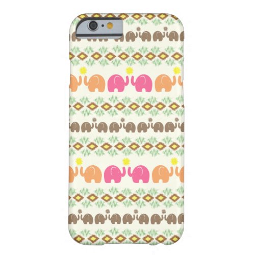 Tribal Weave Elephant Pattern Barely There iPhone 6 Case