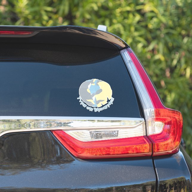 Tribal Wildlife Art Sticker Personalized Decals (Car Side)