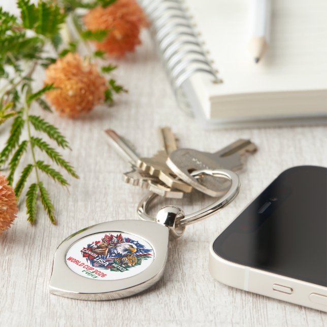 Tribal Wildlife Harmony world cup 2026  Keychain (Side)