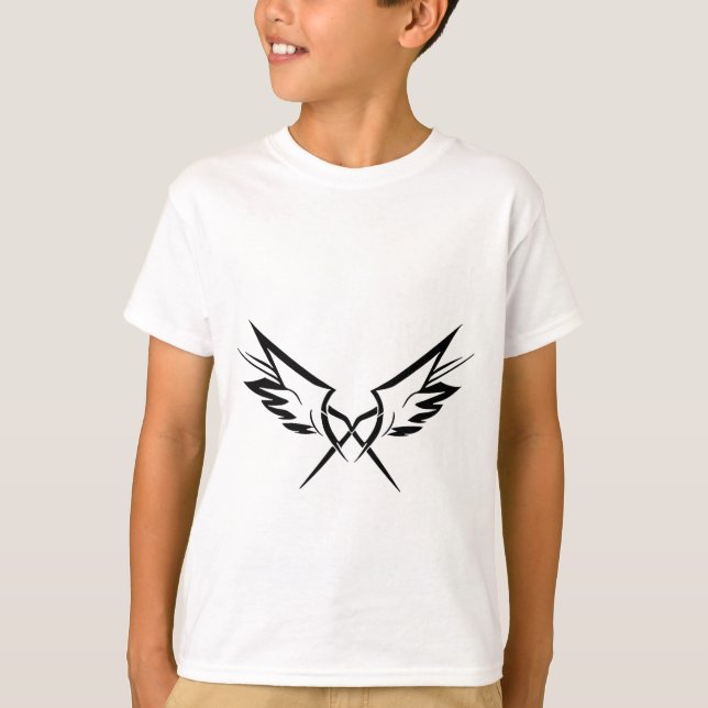 Tribal Wings Boys T-Shirt (Front)