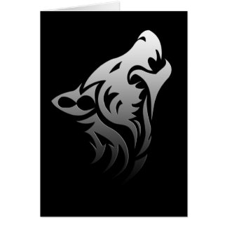 Tribal Wolf Cards