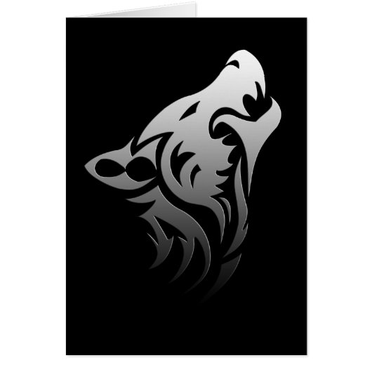 Tribal Wolf Cards (Front)