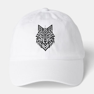Tribal Wolf Hoodie – Bold & Minimalist Streetwear Hat