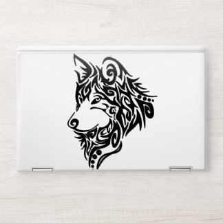 Tribal Wolf HP Laptop Skin