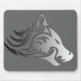 Tribal Wolf Mouse Pad