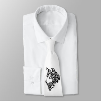 Tribal Wolf Neck Tie