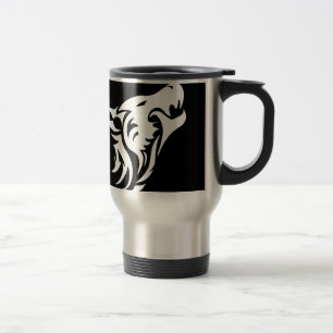 Tribal Wolf Travel Mug