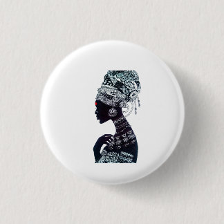 Tribal Women Button
