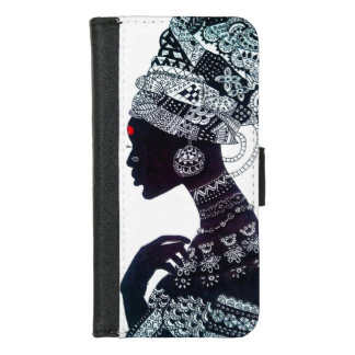 Tribal Women Design iPhone 8/7 Wallet Case