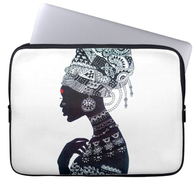 Tribal Women Design Laptop Sleeve (Front)