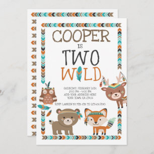 Tribal Woodland, TWO wild Invitation