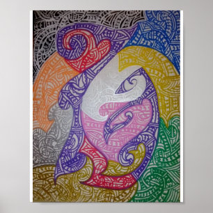 Tribe1 Maori Style Art Poster