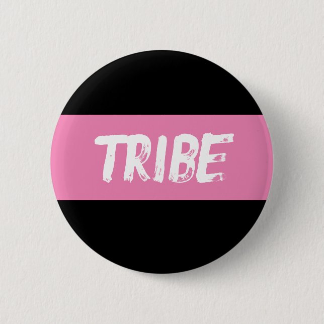 Tribe Double Pink Button (Front)