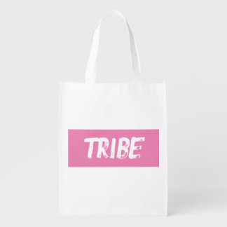 Tribe Double Pink Grocery Bag