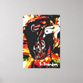 "Tribe Leader" Gallery Wrapped Canvas Painting Print