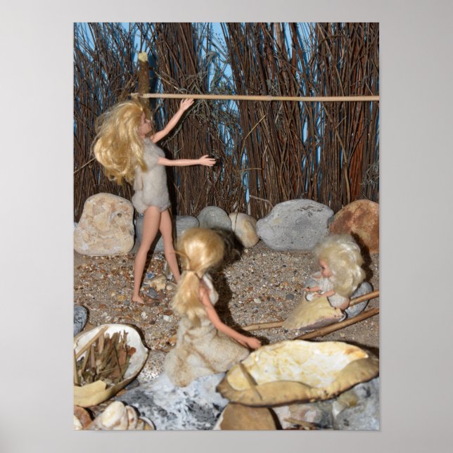 Tribe life in the camp. poster (Front)