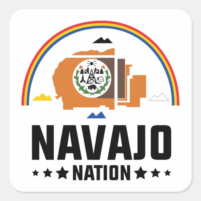 Tribe navajo nation flag - great seal  (Front)