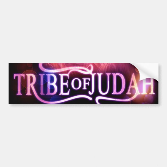 Tribe of Judah Bumper Sticker (Front)
