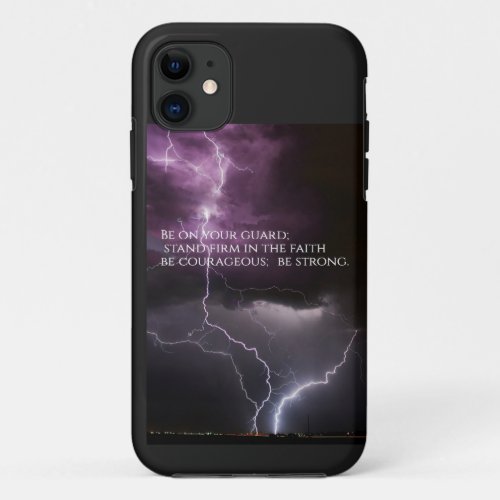 Tribe of Judah Lightning Bolt  iPhone 11 Case