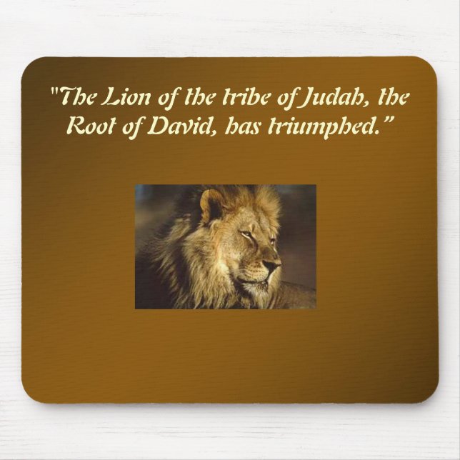 Tribe of Judah Mouse Pad (Front)