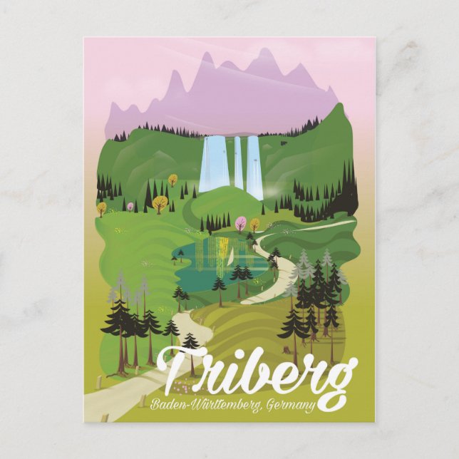 Triberg ,Baden-Württemberg, Germany Postcard (Front)