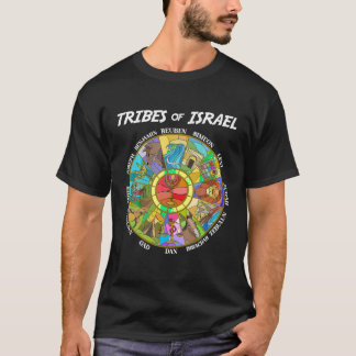 Tribes Of Israel Nation Hebrew Twelve Sons Jewish T-Shirt