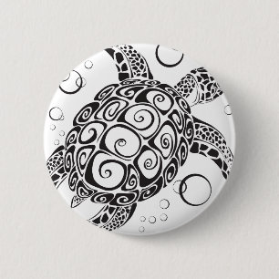 Trible Tattoo Pinback Button