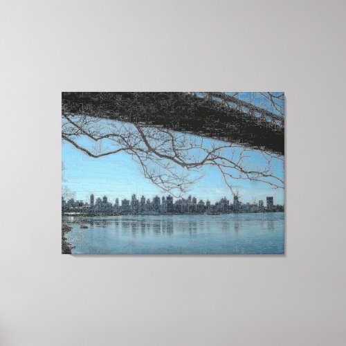 Triborough Bridge New York City Canvas Print