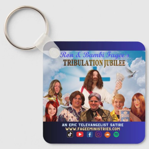 Tribulation Jubilee Aluminum Keychain