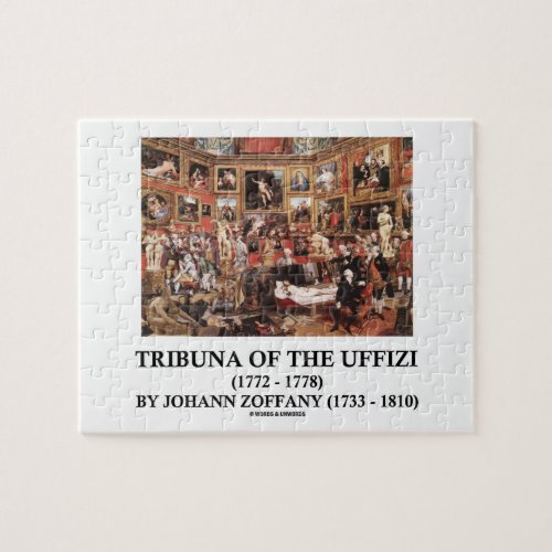 Tribuna Of The Uffizi By Johann Zoffany Art On Art Jigsaw Puzzle