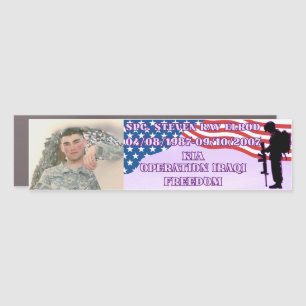 Tribute Bumper Sticker Car Magnet